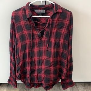 Polly & Esther large pullover flannel